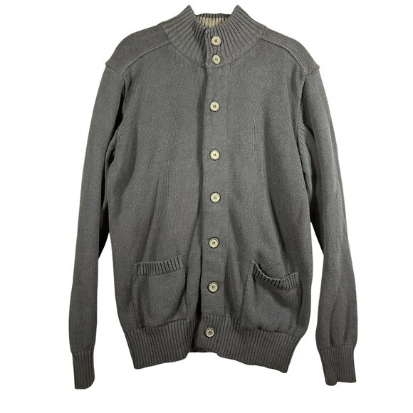 Oscar De La Renta Other - Vintage Mens L Navy Cardigan Sweater Oscar De La Renta Grandpa Core Kurt Cobain